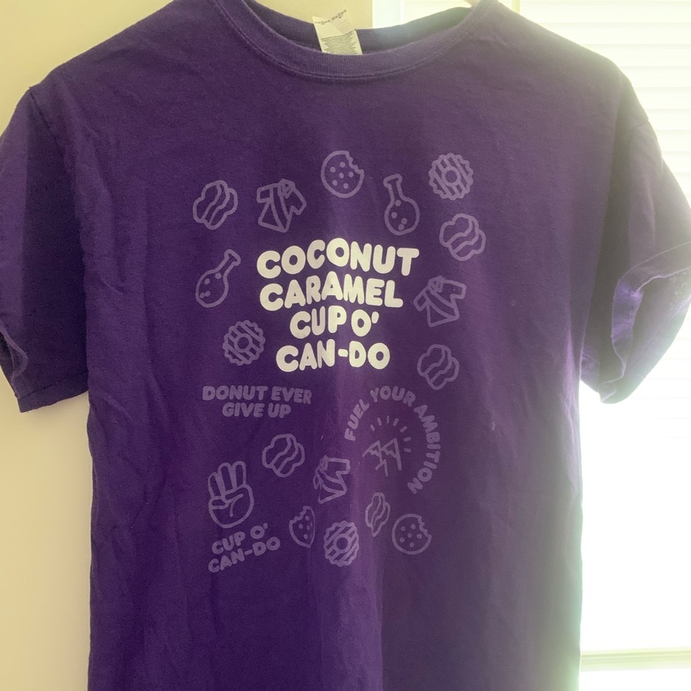 Dunkin Donuts Girl Scout Coconut Carmel T-Shirt